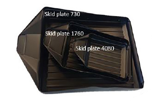 skid plate for GPR
