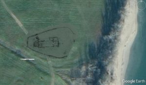 Besnyo Church Google Earth Overlay, GPR data